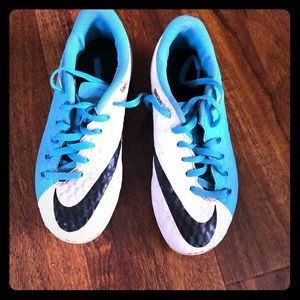 Boy or girl soccer cleats